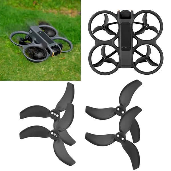 Спиральные пропеллеры DJI Avata 2, чёрные, 3 лопасти, 66 33 мм