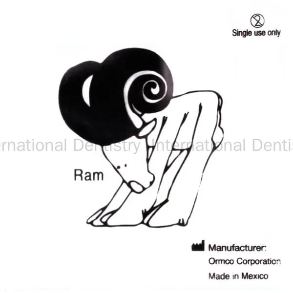 Тяги для брекетов (эластики) Ormco "Баран (Ram)", 100 шт. + Захват для эластиков в подарок. Ортодонтические резинки, 6,35 мм, 170 г. Резиновая тяга внутриротовая очень сильная, 1/4"