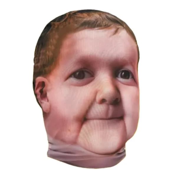 Маска карнавальная тканевая 3D, 1шт.