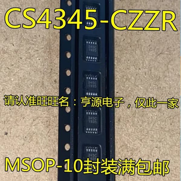 5 шт. CS4345 CS4345-CZZ CS4345-CZZR Электроника чип
