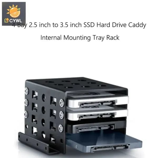 4-отсековая стойка для SSD 2,5 и 3,5