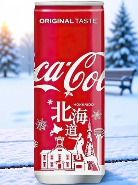 Японская Кола 250мл КОКА-КОЛА Хоккайдо Оригинальный вкус Japan Hokkaido Limited