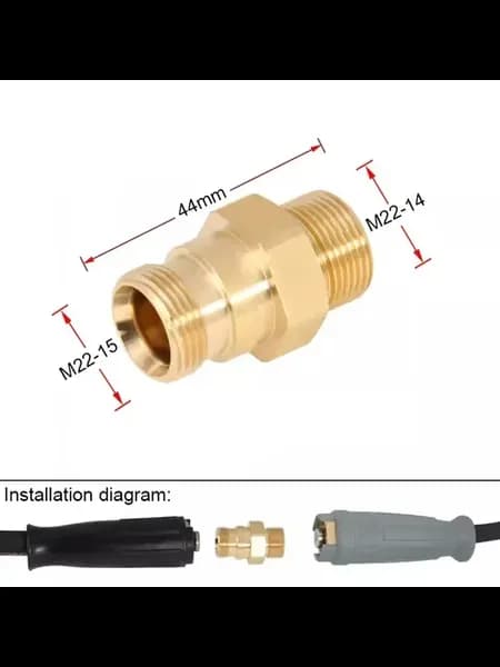 Набор Быстросъемных Адаптеров Karcher Easy Lock, Латунные Фи