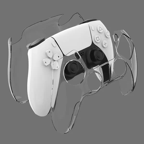 Прозрачный защитный чехол для контроллера PS5