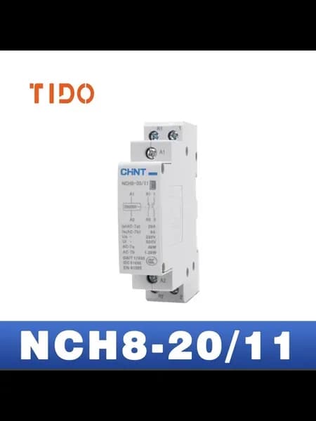 Модульный контактор CHINT NCH8-20 11 20А 220В 1НЗ+1НО