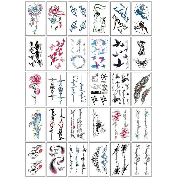 30Pcs/set Стикеры тела