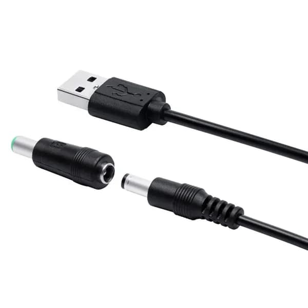 в 1 5 В USB DC 5,5x2,1 мм 3,5 мм 5,5x2,5 мм 6,3 мм штекерный зарядный кабель, адаптер для ноутбука (пластиковый)