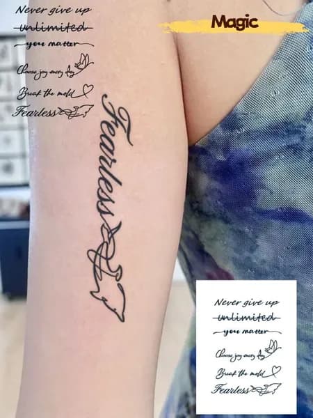 Травяные тату-наклейки с надписью на английском языке Choose Happiness подходят как мужчинам, так и женщинам. Они водостойкие и долговечные.