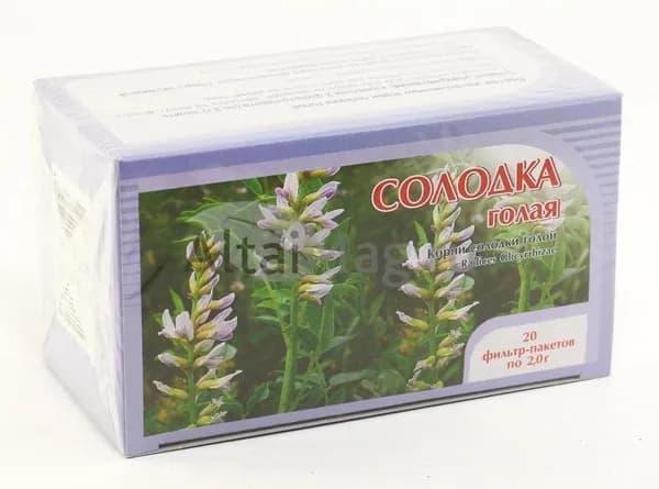 Солодка корень, 20 пакетиков