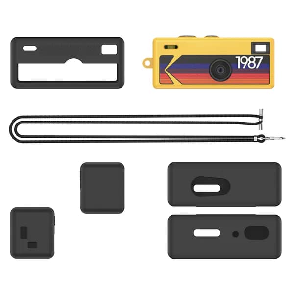 Силиконовый чехол для камеры Kodak Charm ra Keychain, противоударный, чёрный