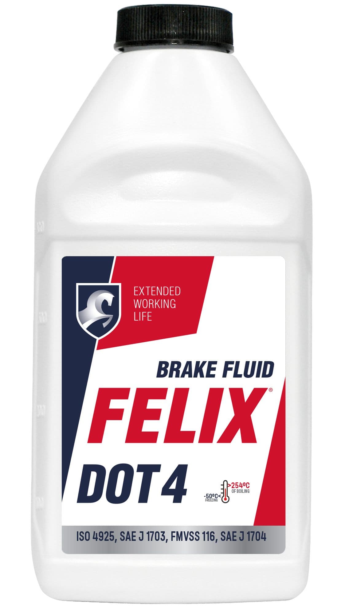 Жидкость тормозная FELIX DOT 4 (Тосол Синтез) 0,455л