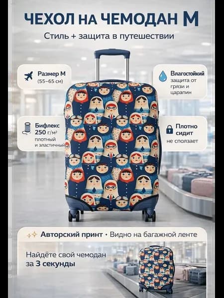 чехол для чемодана М
