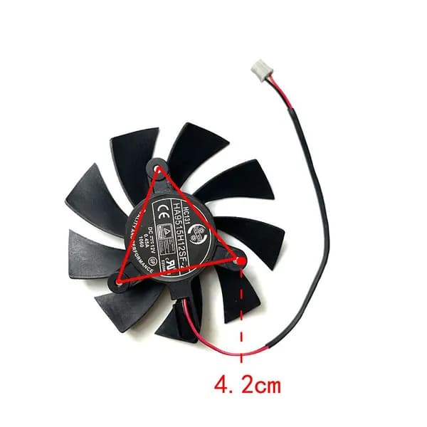 Вентилятор охлаждения видеокарты для MSI GTX1650S/AERO/ITX OC