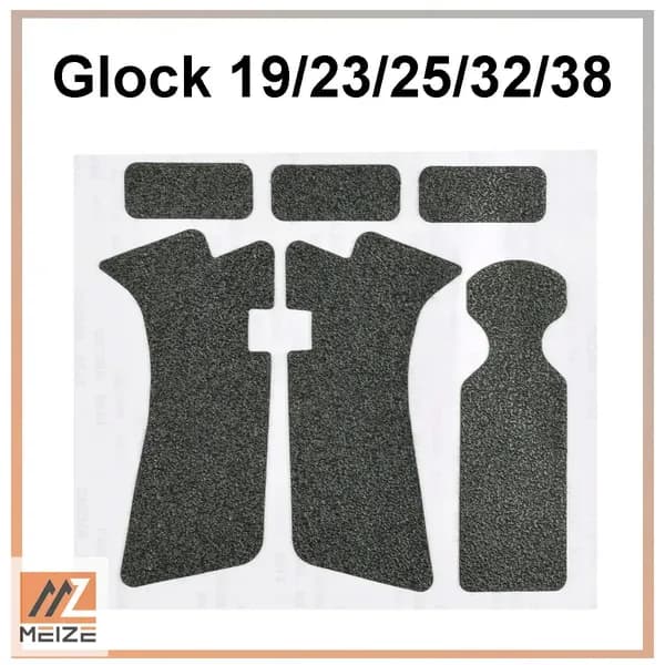 Резиновая матовая противоскользящая накладка на рукоять Grip Wrap Tape для Glock (подходит для моделей 19/23/25/32/38)