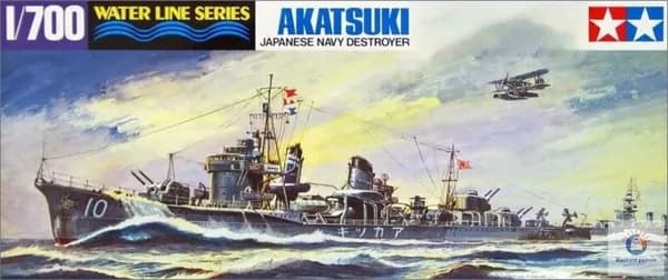 Tamiya 31406 1/700 Waterline Kit WWII IJN Japanese Destroyer Akatsuki сборная модель корабля