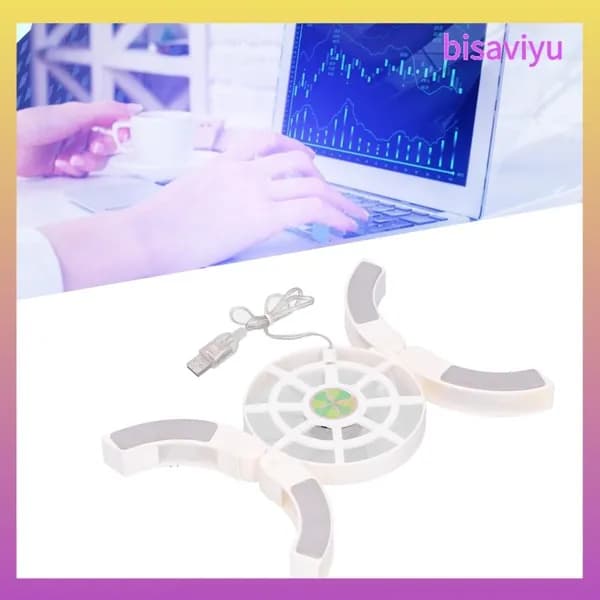 Охлаждающая подставка для ноутбука белое
