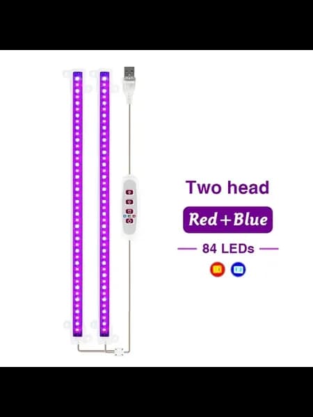 USB фитолампа для рассады 30 см Фиолетовый, Blue Red