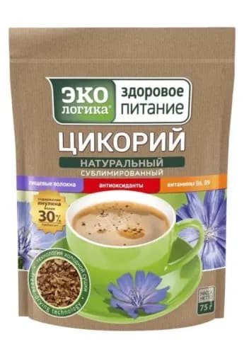 Экологика Цикорий натуральный растворимый сублимированный классический, 75 г