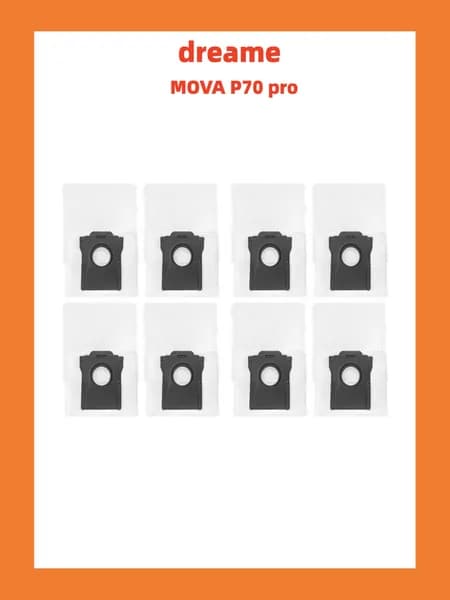 Мешок для сбора пыли для робота-пылесоса, совместимый с Dreame MOVA P70 Pro, аксессуары