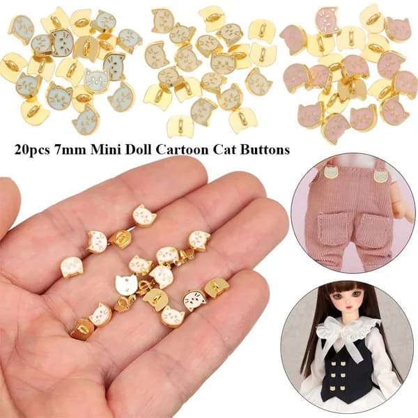 20pcs Кукла Кошка Кнопки