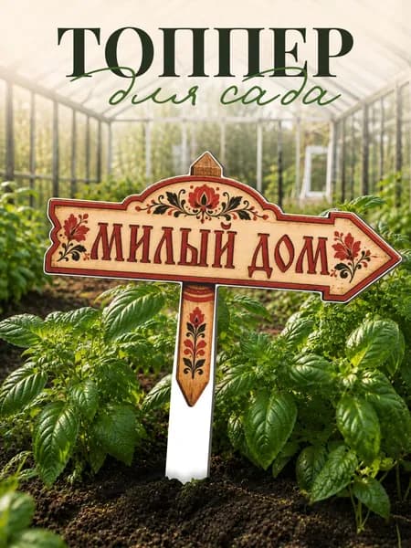 Фигурки для сада Указатель дом