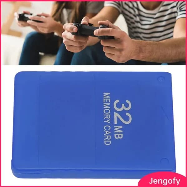 Карта памяти для PS2 синий