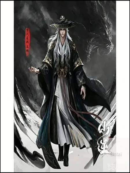 Акриловый стенд Ван Лин из дунхуа Xian Ni (Renegade Immortal), фигурка героя культивационного фэнтези, настольный декор, подарок фанату китайского аниме 1 штук