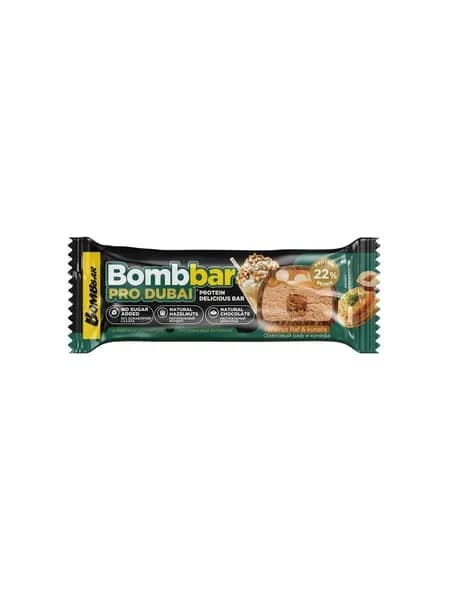 BOMBBAR Батончик глазированный со вкусом "Ореховый раф" с хрустящим тестом 45г