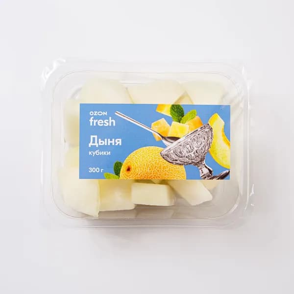 Дыня кубики, 300 г, Ozon fresh
