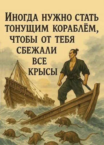 мотивирующий постер на самоклейке А4
