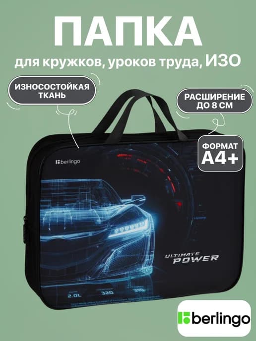 Папка сумка школьная с ручками А4 для труда подростковая