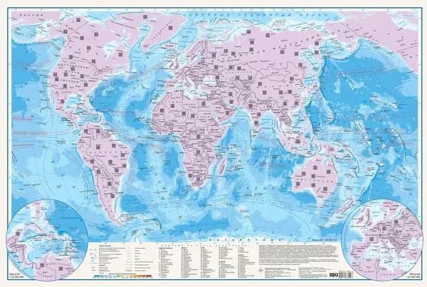 АСТ Настенная карта
