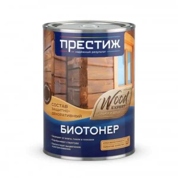 Декоративный лессирующий состав Biotoner, каштан, 0,9 кг