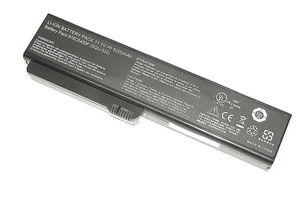 Аккумуляторная батарея для ноутбука Fujitsu Siemens Amilo Si1520 5200mAh SQU-522 OEM черная