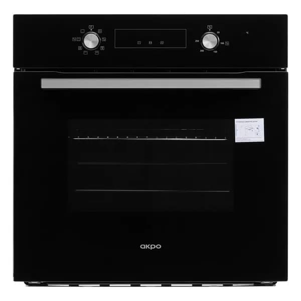 Духовой шкаф электрический AKPO PEA 7009SED03 IX, черный