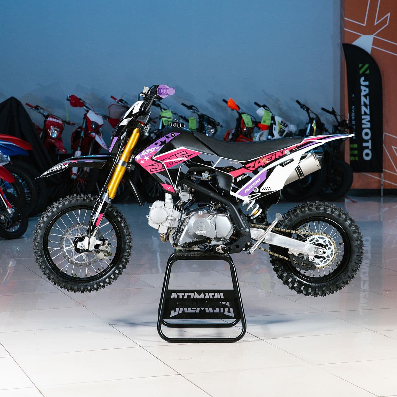 Питбайк JMC 125 SE V3.0 14/12 полуавтомат, электростартер