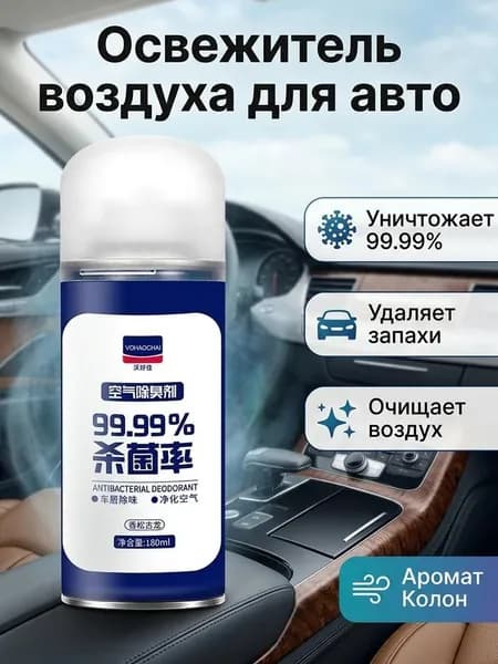 Автомобильный освежитель воздуха, помимо борьбы с неприятным запахом и клещами, очищает воздух