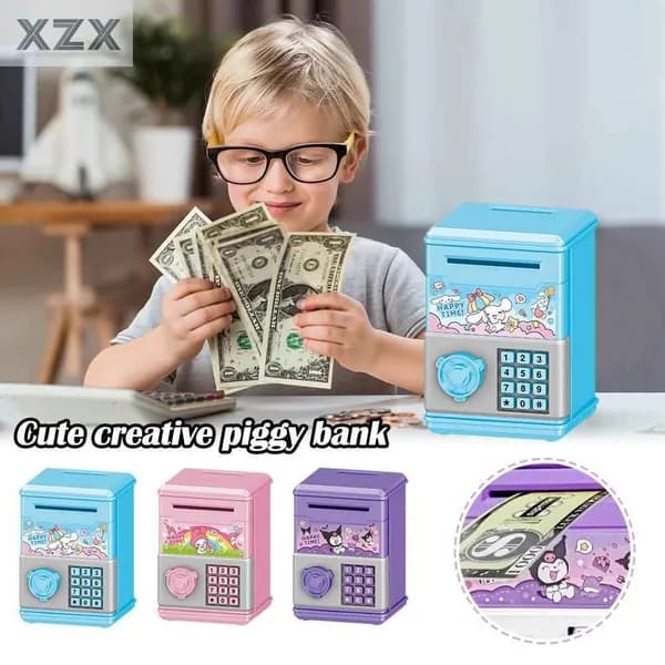 Копилка для денег "синий Корица", 12х8 см, 1 шт
