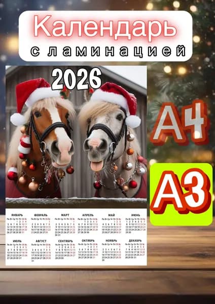 Календарь 2026 г., Настенный, A3