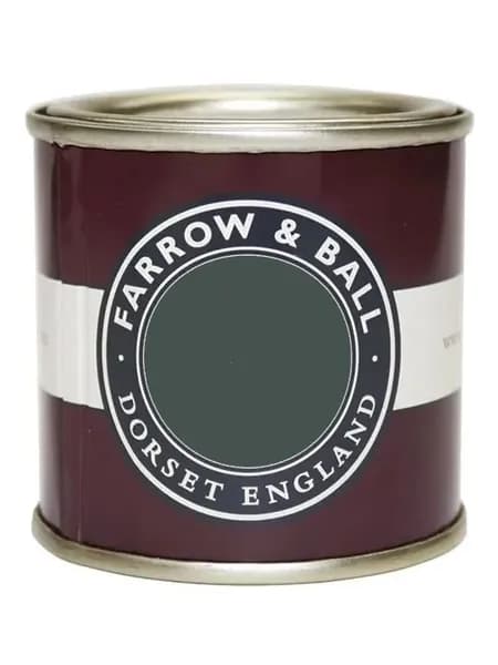Краска для мебели и декора ультраматовая, меловая краска Farrow & Ball Estate Emulsion цвет 35 Chine Green, 100 мл