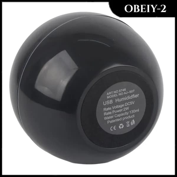 Увлажнитель воздуха JYB01731_OBEIY-2_B5C8T6, черный