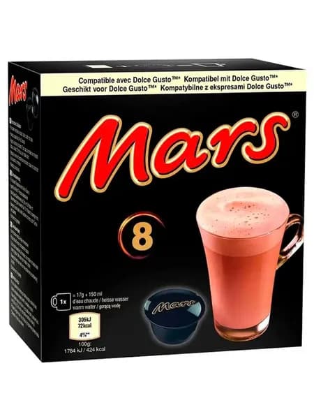 Горячий шоколад в капсулах Mars, 8 шт