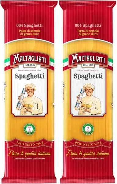 Макаронные изделия Maltagliati Spaghetti No 004, комплект: 2 упаковки по 450 г