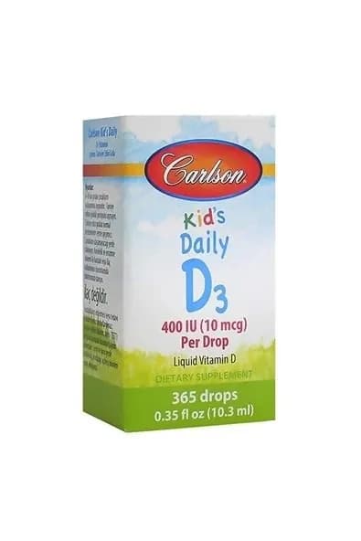 Carlson Kids Ежедневный прием витамина D3 400 МЕ 10,3 мл
