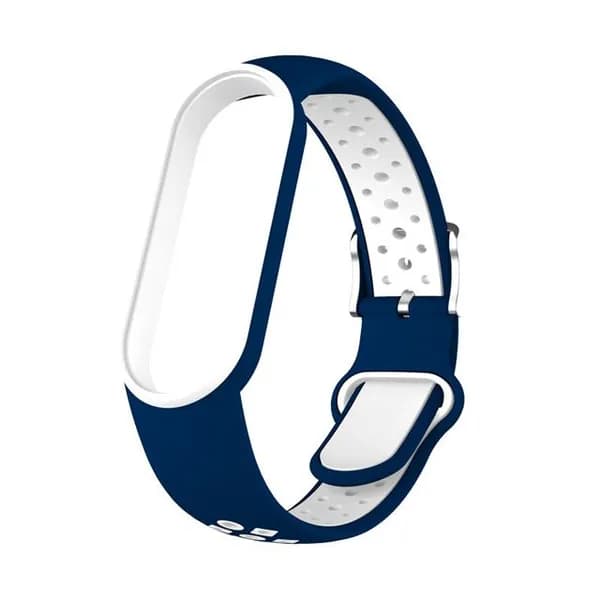 Ремешок для Xiaomi Mi Band 5/6/7 силиконовый спортивный дышащий, сменный фитнес-браслета
