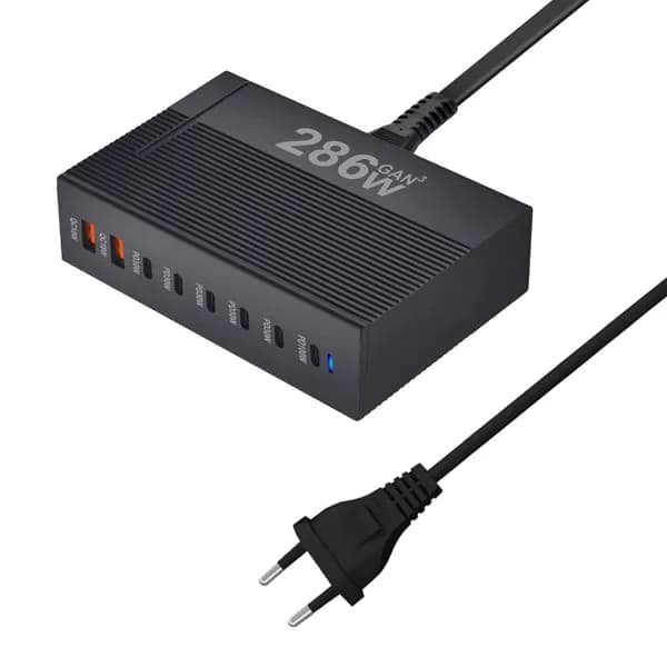 8-портовое USB зарядное устройство 286W PD