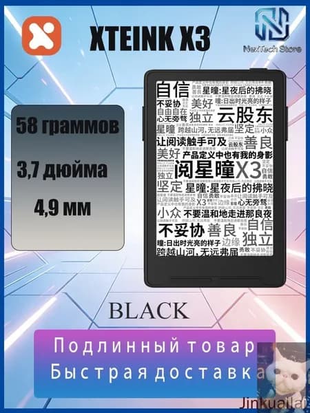 Электронная книга XTEINK X3, черный