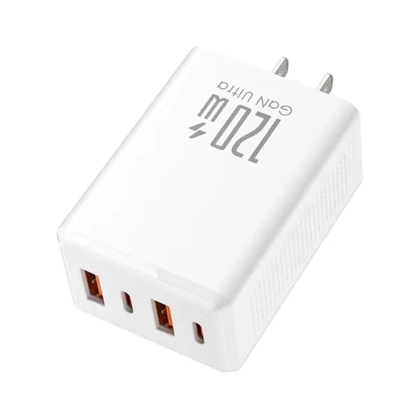 Порт зарядки 120W DOG для ПК и телефонов, Белый - Штепсельная Вилка США