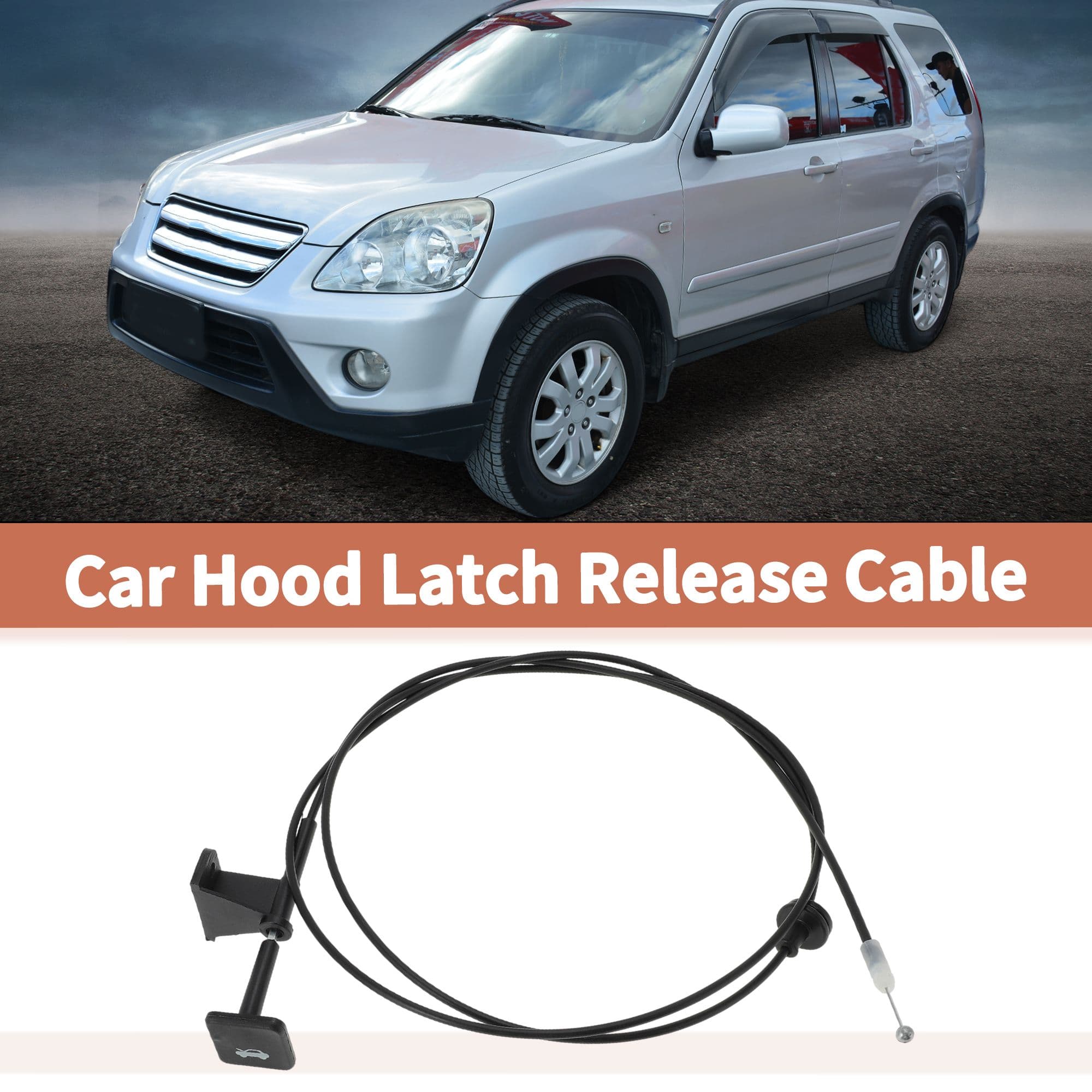 Трос замка капота № 74130S9AA01ZA с ручкой для Dodge Durango и Honda CR-V 2002 2003 2004 2005 2006.