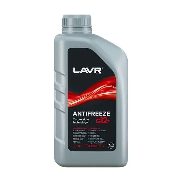 Антифриз ANTIFREEZE 45 G12+ 1кг (LAVR)